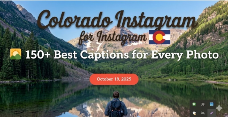 Colorado Instagram Captions