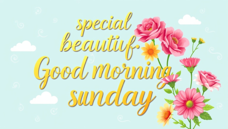 special beautiful good morning sunday