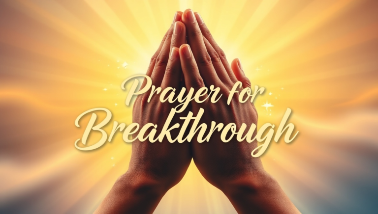 prayer for breakthrough